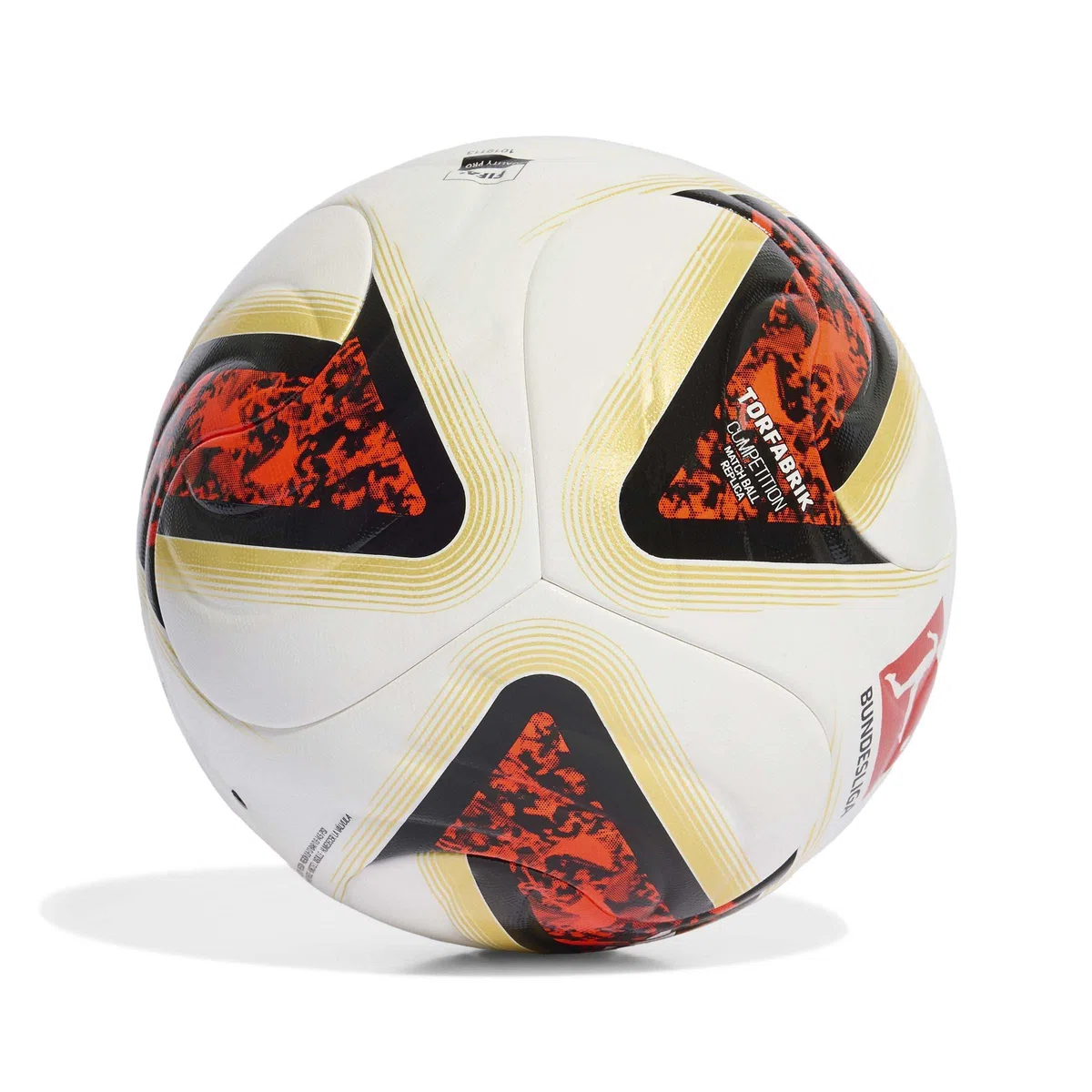 adidas Unisex Bundesliga 26/27 Torfabrik Competition Recreation Ball, White/Black/solar red/Pantone, 5