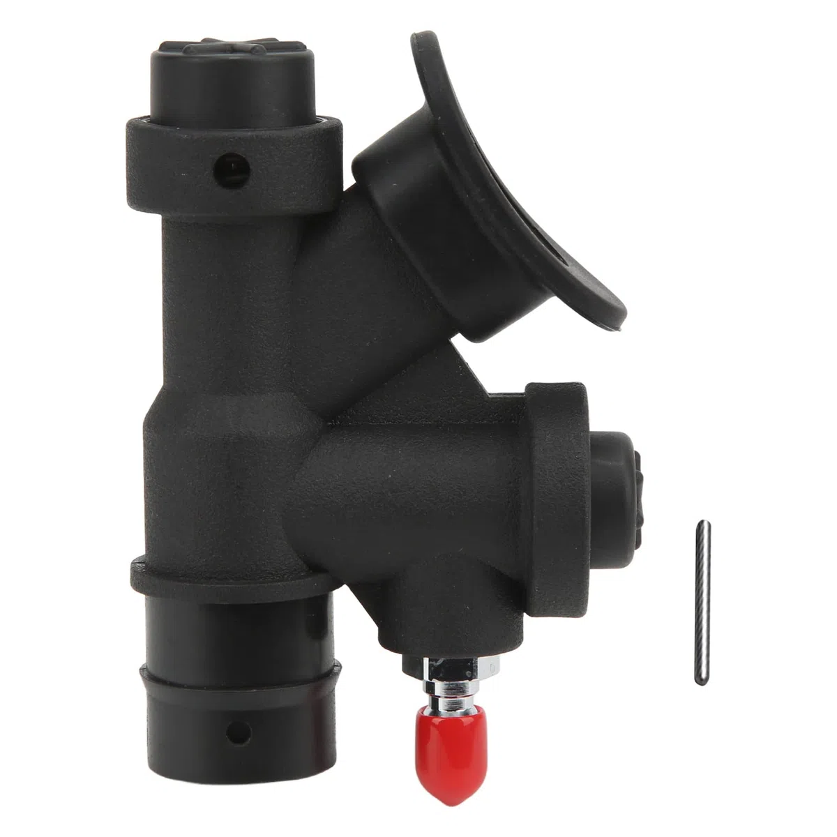 VBESTLIFE Tauchen Inflator, Universal 45 Grad Oral Power Inflator K-förmiges Ventil Entlastungsventil für Standard 1 Zoll Schlauch