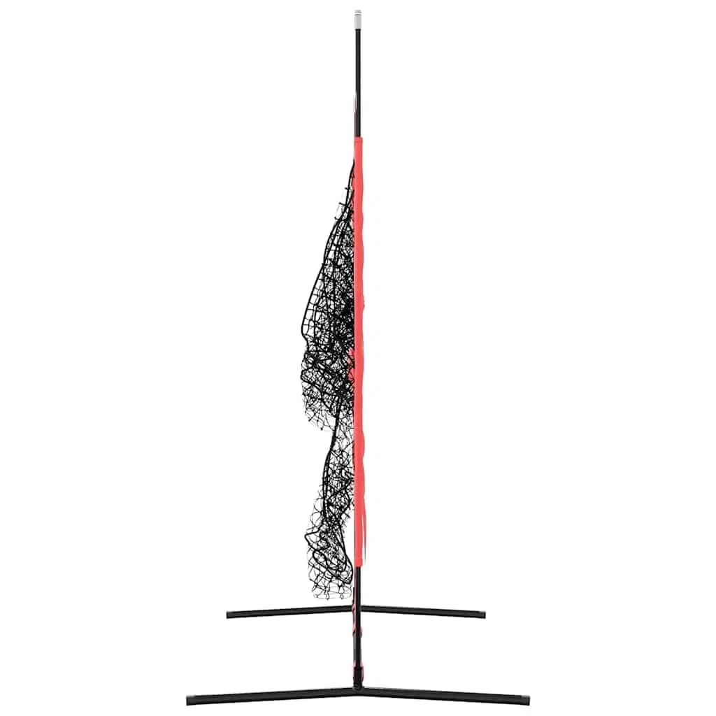 Baseball-Übungsnetz Schwarz 214,5 x 89,5 x 181 cm Polyester langlebig für Training, Fangen, Pitching im Außenbereich, inklusive Tragetasche, geeignet für Teamsport, Kinder, Erwachsene