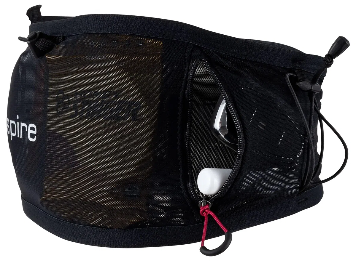 UltrAspire Taillengürtel für Rennsport, 7,6 cm, Schwarz, Größe S (Taillengröße: 71,1 - 76,2 cm)