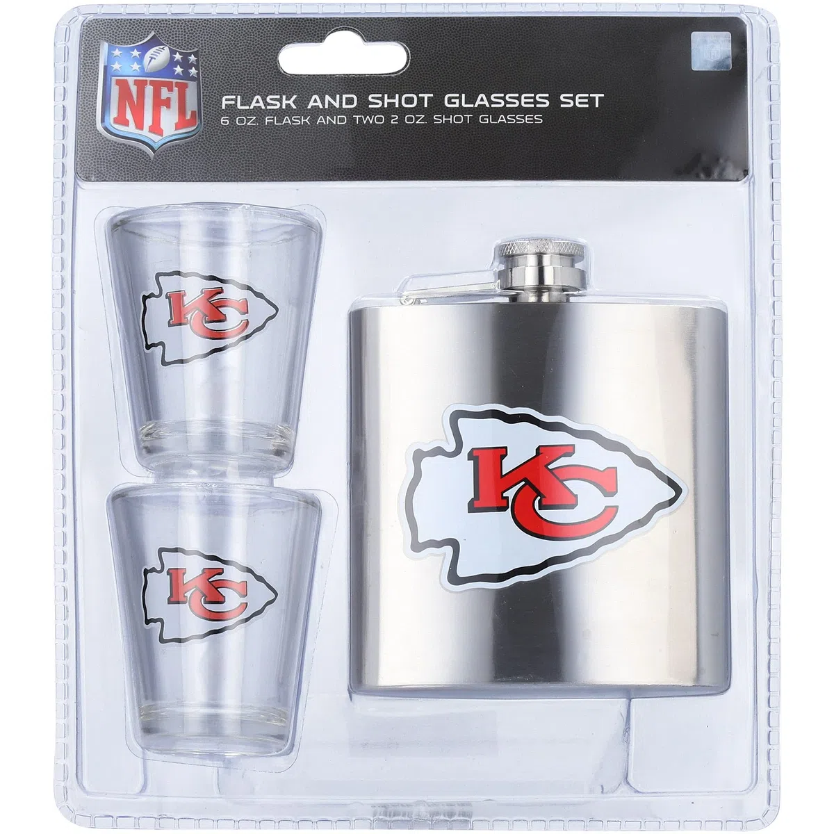 Pro Specialties Group Seattle Seahawks NFL Schnapsgläser und Flasche Set