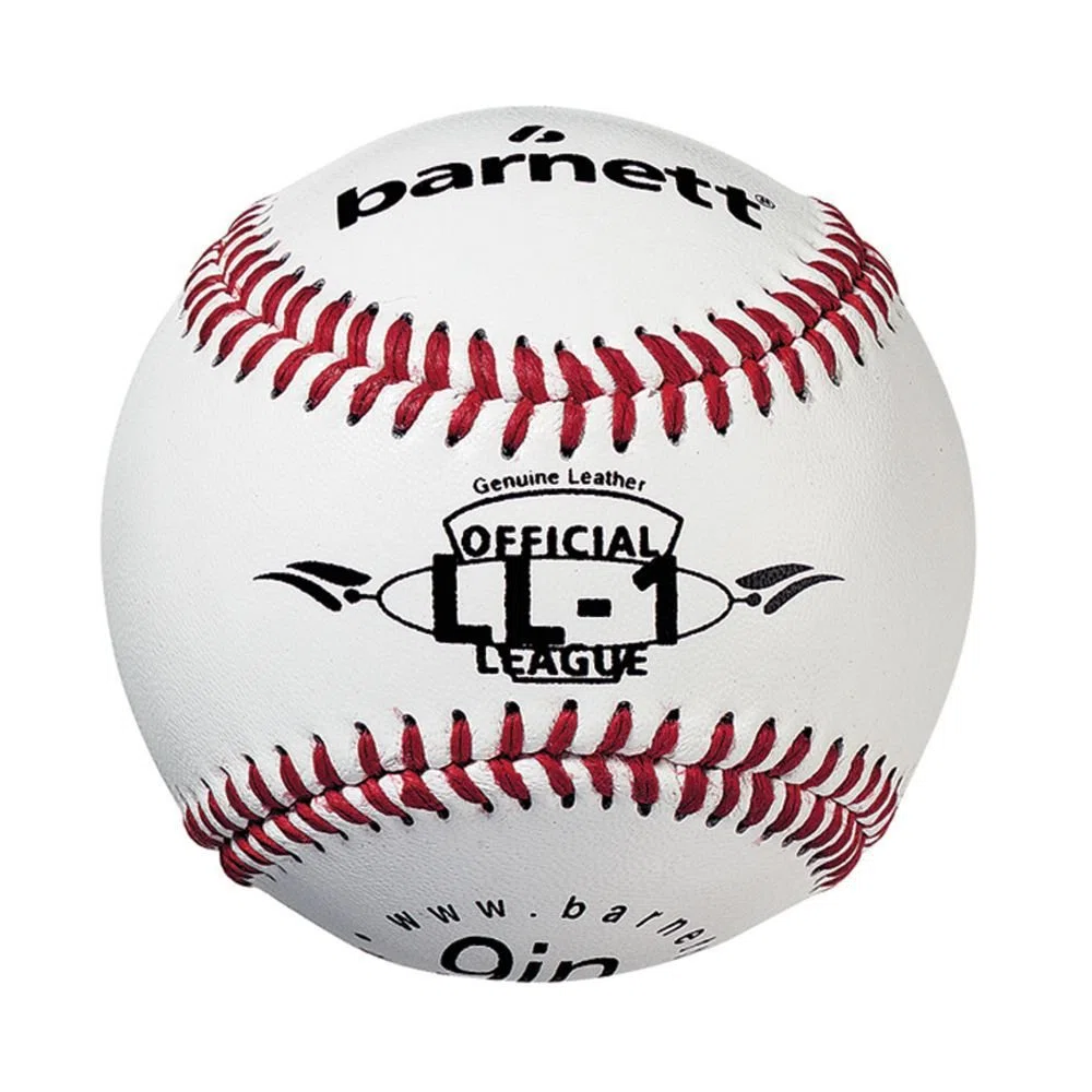 BARNETT LL-1 Baseball Wettkampf/Training, 9 Zoll, Weiß, 1 Dutzend