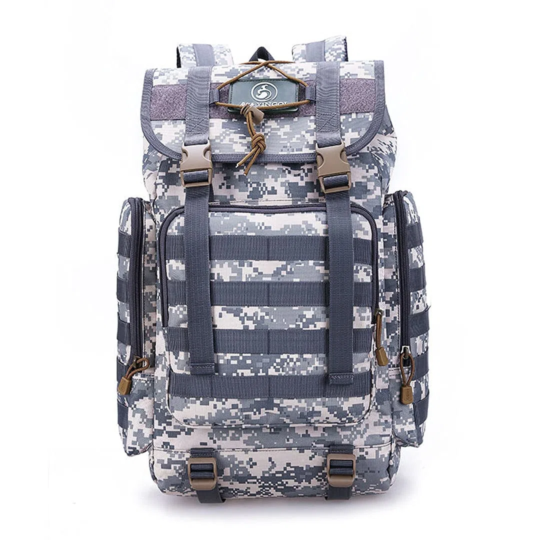 ADITAM 40L Taktischer Militärrucksack Camping Rucksack Molle Tasche Reise Outdoor Sport Rucksäcke Schultasche Double The Comfort