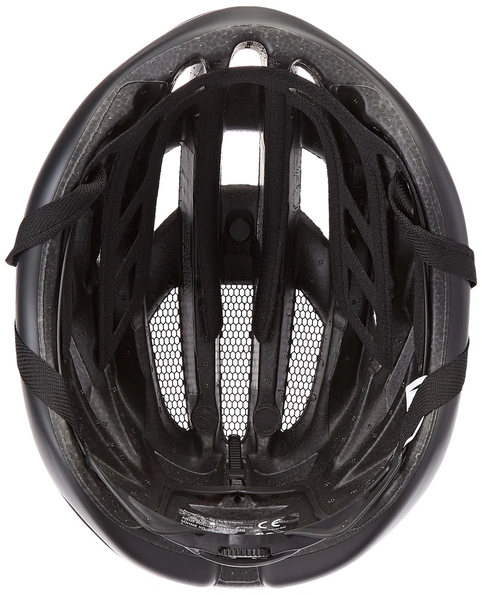 ABUS Rennradhelm AirBreaker - High-End Fahrradhelm & Unisex – Erwachsene Helmtasche Helm Zubehör, Velvet Black, Universal