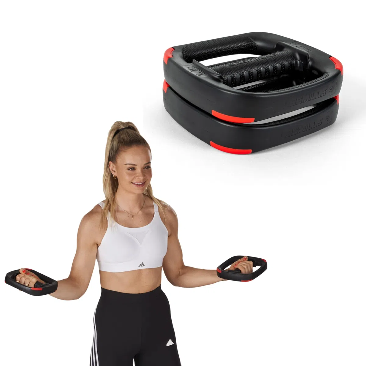 Les Mills™ Ergonomische Doppelzweck-Hantelscheiben für Ganzkörpertraining