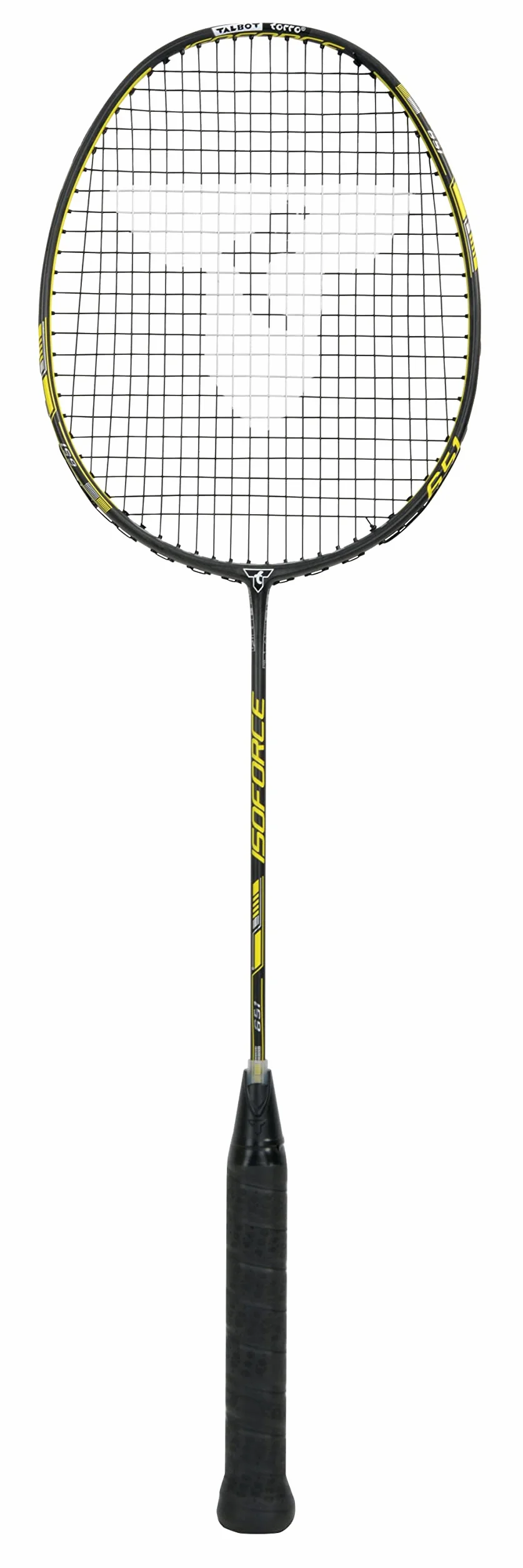 Talbot Torro Badmintonschläger Isoforce 651, 100% Carbon4, leicht und handlich, Verschiedene Designs wählbar