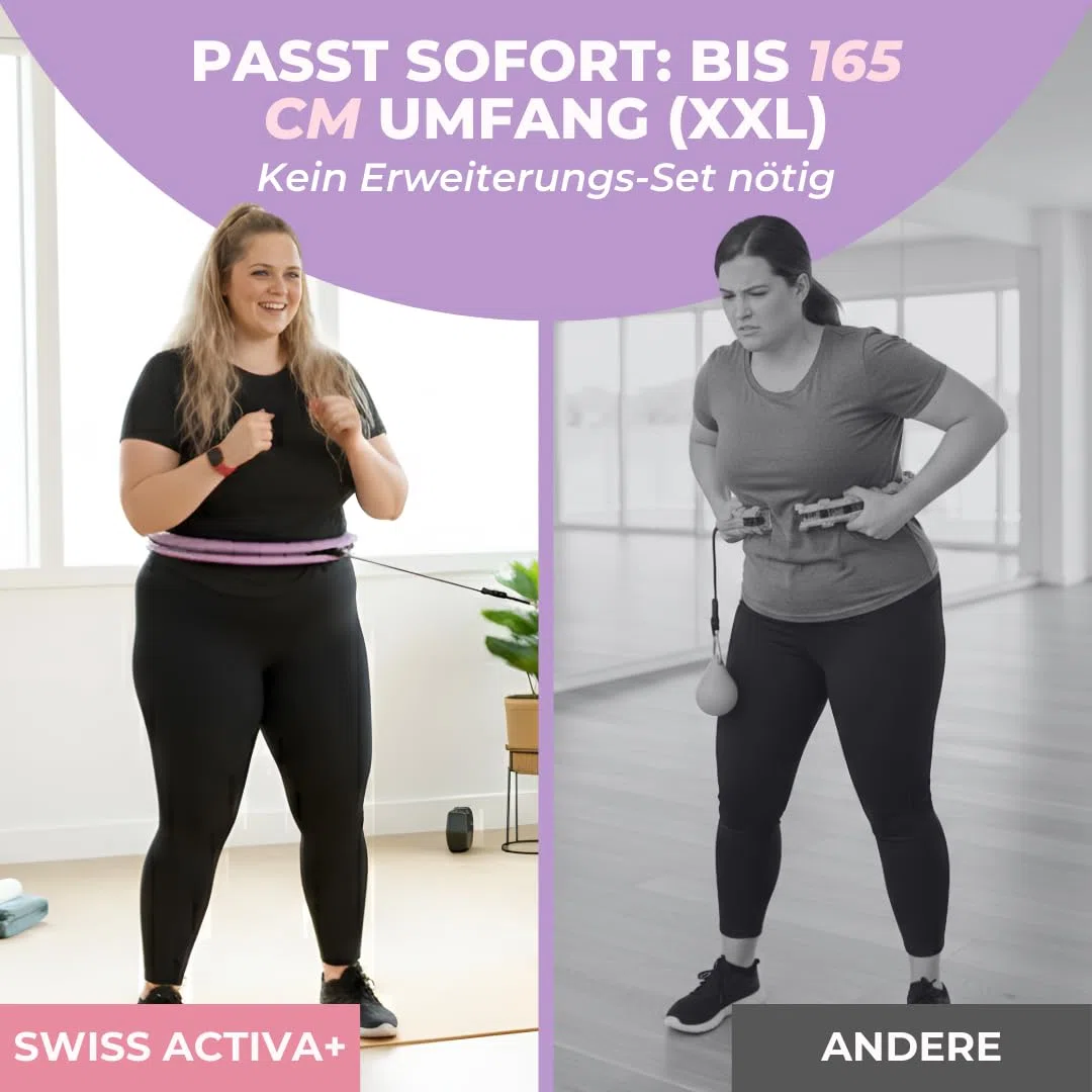 Swiss Activa+ S2 XXL Smart Hula-Hoop für Erwachsene