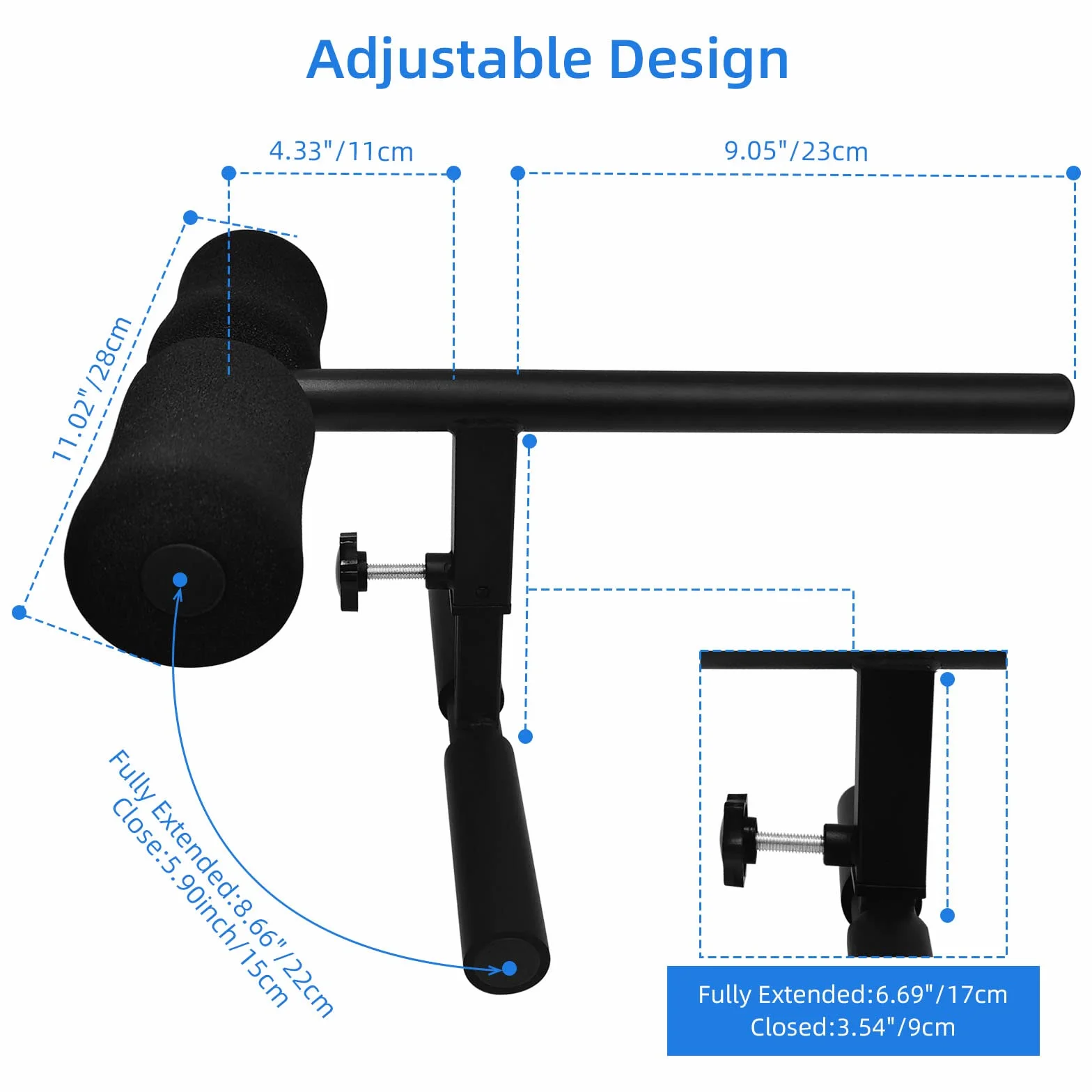 Tibialis Trainer Tib Bar, Topfinder Verstellbarer Tibialis Anterior Exercise Equipment Knees Over Toes Calf Raise Machine Schienbeintrainer Bein Knöchel Krafttraining