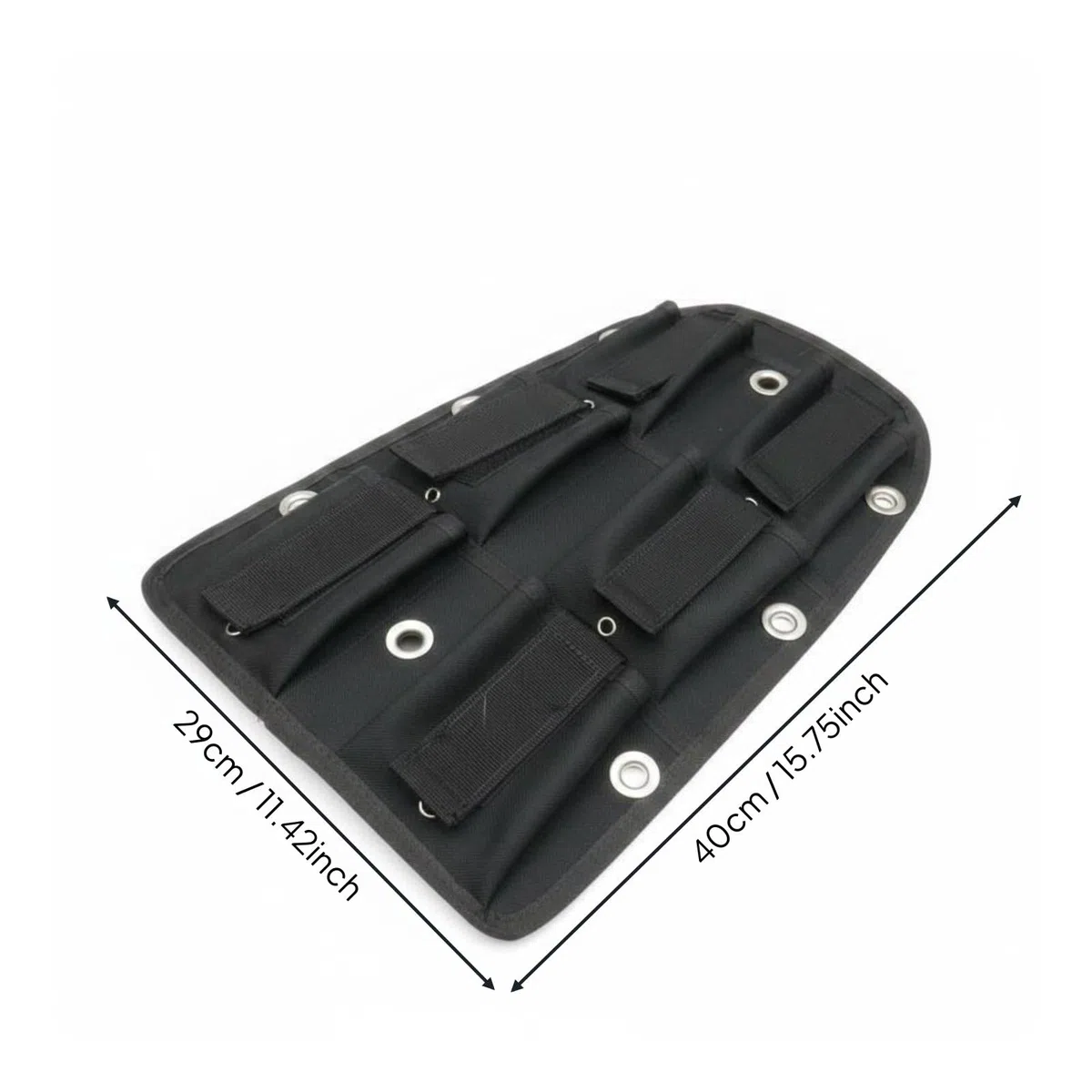 Milageto backplate-gewicht passgenaue lochung rückenblei kompakt tauchgewicht für trockentauchen