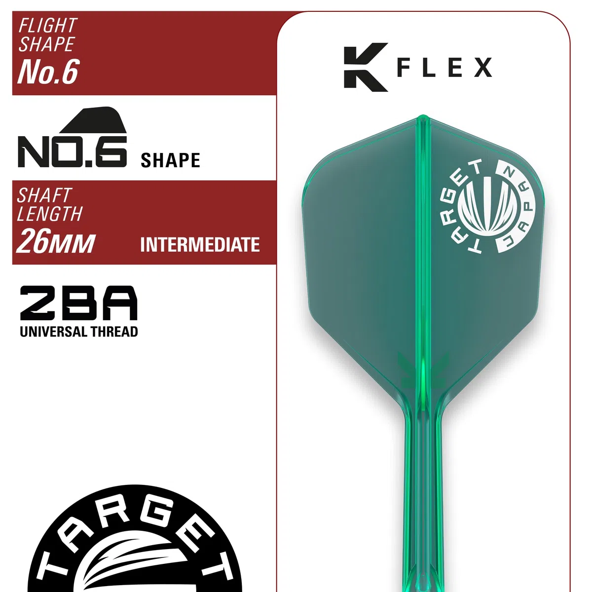 Target Japan The Miracle G6 Soft Tip Darts with Kflex, 21.5G | Yuta Hayashi Generation 6, 90% Tungsten Dart Set, K-Flex-Flüge und -Schäfte, 2BA Pixel Tips