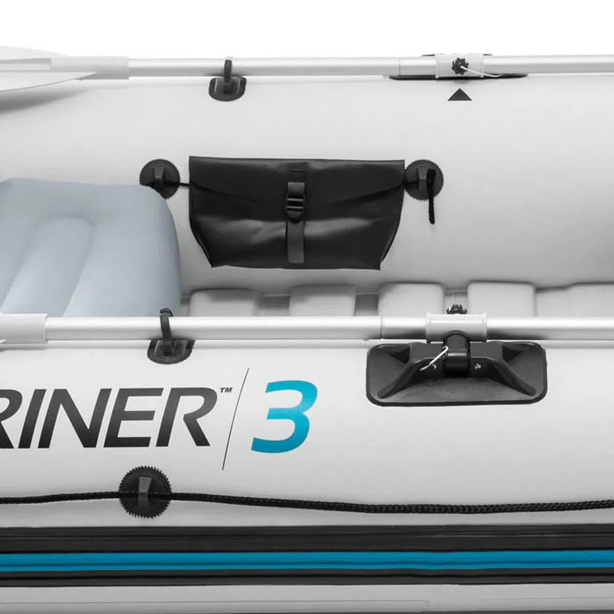 Intex Mariner 3 Inflatable Dinghy 3 Man Boat with Aluminium Oars and Pump