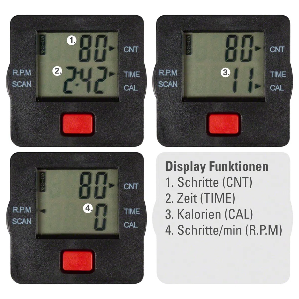 Sport-Tec Arm- und Beintrainer move 3.0 mit Display, klappbar