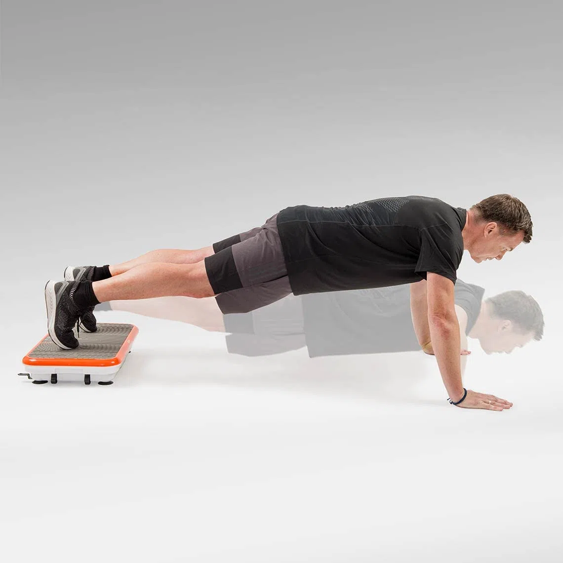 Mediashop Vibro Shaper - leistungsstarke Vibrationsplatte für Zuhause - Vibrationsboard für Ganzkörper-Workout & Muskeltraining - Vibrationsgerät inkl. Fitnessbändern - für Verschiedene Muskelgruppen