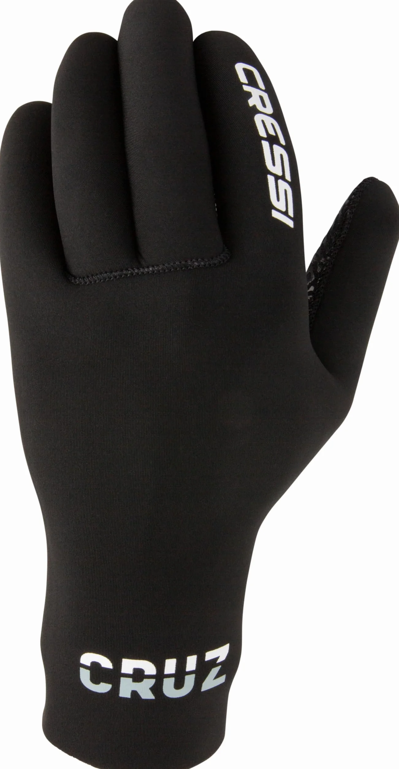 CRESSI Cruz Gloves 3mm - Neopren Tauchhandschuhe Schwarz 3mm Anti Slip Palm System, Erwachsene Unisex
