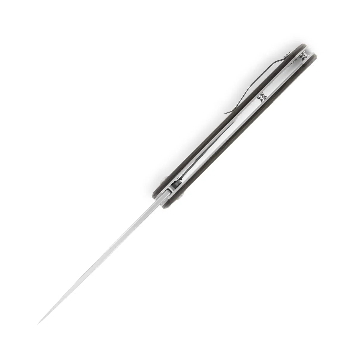 Buck Knives 259 Haxby Klappbares Taschenmesser mit Kugellager und Karbonfaser-Griff und abnehmbarem Clip