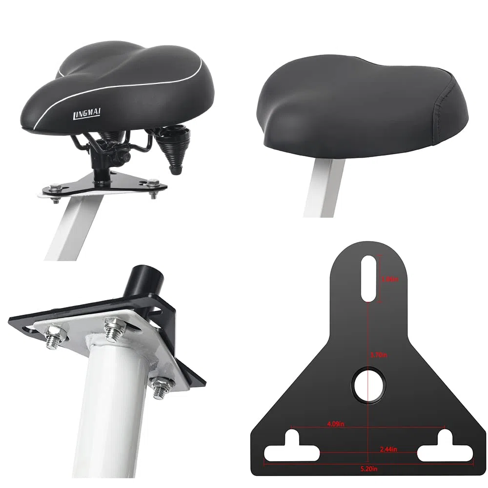 Fahrradtrainer Universal Sattelverlängerung für FDX 2.0 und 3.0 Modelle - Solide Stahlschweißkonstruktion (B-Small Exercise Bicycle Seat Adapter)
